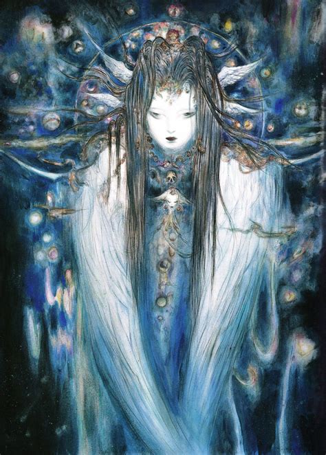 The Endsinger Art by Yoshitaka Amano - Final Fantasy XIV: Endwalker Art Gallery