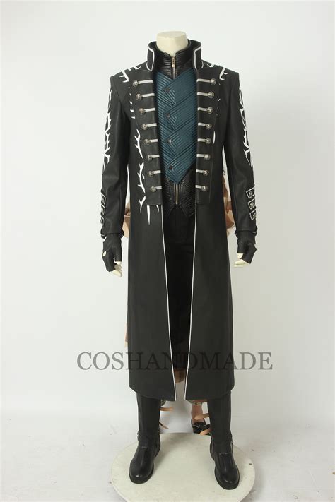 Devil May Cry Vergil Trench Leather Coat | ubicaciondepersonas.cdmx.gob.mx