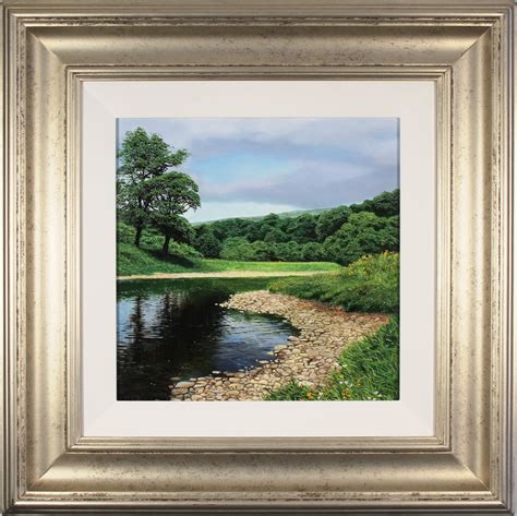 Michael James Smith, Original oil painting on panel, The River Wharfe ...