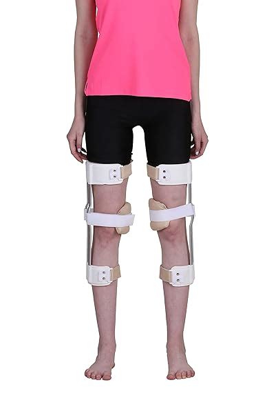 SALO Orthotics Adjustable Knee Genu Valgum Genu Varum Knock Knee & Bow Leg Brace Hinged Brace ...