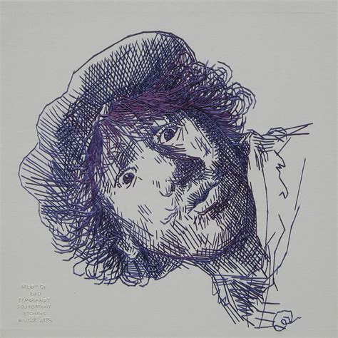 Rembrandt Self Portrait Etching