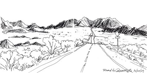 Works in Progress...On Location: Drawing on Location in the Desert