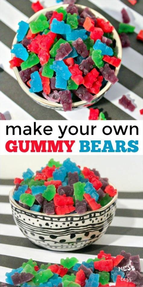 This gummy bears recipe allows you to make this sweet treat at home. Easy to make with just a ...