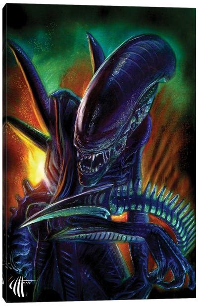 Alien (Film Series) Characters Canvas Art | iCanvas