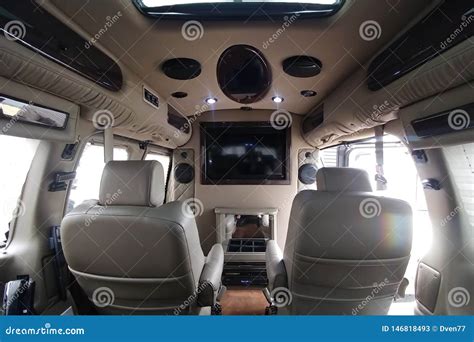 Moscow, Russia - May 2, 2019: GMC Savana/ Chevrolet Express Tuning ...