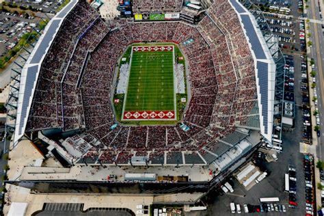 Temple Lincoln Finanical Field overhead shot - Football Stadium Digest