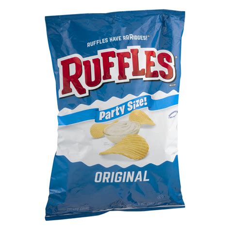 Ruffles Potato Chips Original Party Size 13.5oz Bag | Garden Grocer