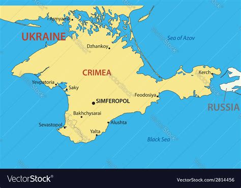 Map Of Crimea | Color 2018