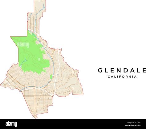 City Map Home Town Map Glendale Minimalist Map Art Glendale Map Map Poster Gift Map Glendale ...