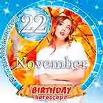 Birthday Horoscope November 22nd Scorpio, Persanal Horoscope for ...