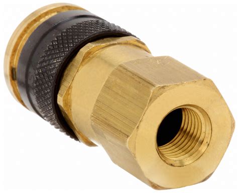 PARKER Quick Connect Hose Coupling, Industrial, Brass, Socket - 30N238 ...