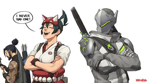 JB ️ (@breikka) on X | Overwatch genji, Overwatch funny, Overwatch drawings