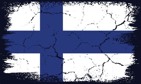 Free Vector Flat Design Grunge Finland Flag Background 29872261 Vector ...