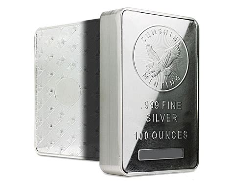 CanadianBullion - 100 oz Sunshine Mint Silver Bar