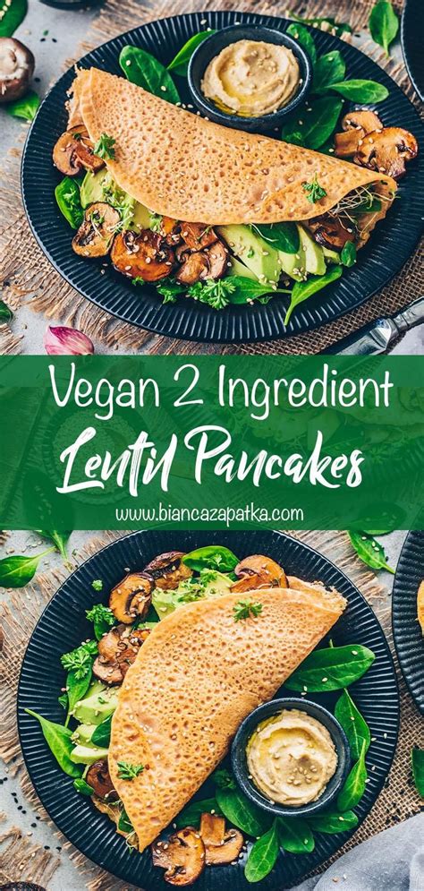 Lentil Breakfast Recipe, Vegan Breakfast Recipes Easy, Quick Vegan Meals, Vegan Meal Prep ...