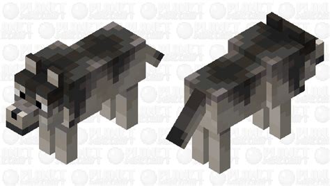 Realistic wolf Minecraft Mob Skin