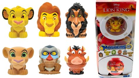 Disney THE LION KING Mashems Squishy TOY Surprise Capsules by Basic Fun with Simba, Scar, Musafa ...