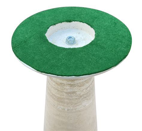 Angelo Mangiarotti Attributed Round Travertine Pedestal Dining Table For Sale at 1stDibs