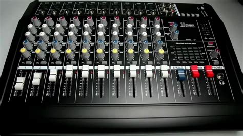 2000watts 10 Channel Professional Powered Mixer Power Mixing Amplifier ...