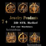 8 3d stl Medals for jewelry printing in 3d stl format for 3d printers - Download - Max Artistic ...