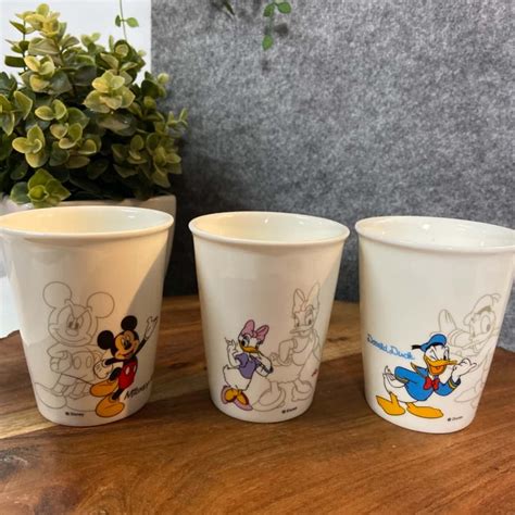 Vintage Walt Disney Porcelain Cups (s)