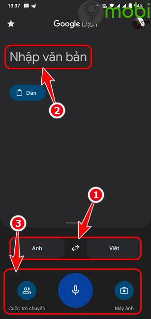 Cách dùng Google dịch tiếng Anh sang tiếng Việt trên điện thoại