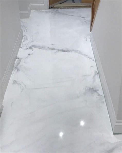 20+ White Marble Epoxy Floor – The Urban Decor