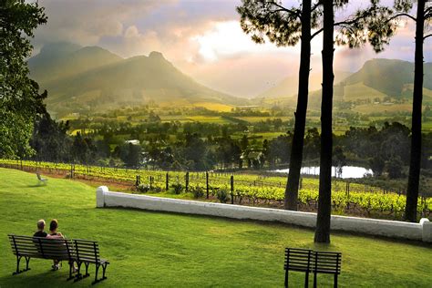 La Petite Ferme is set high above Franschhoek in South Africa