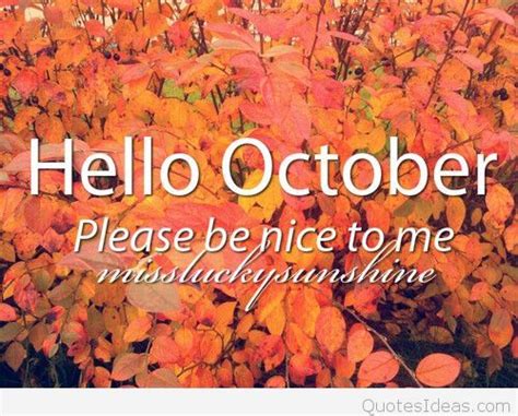 Hello October Funny October Quotes - ShortQuotes.cc