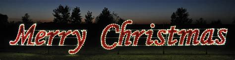 Merry Christmas Sign (Commercial Series) - Warm White (1121-W) — HolidayLights.com