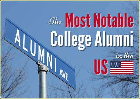 The Most Notable College Alumni in the U.S. - College Cliffs