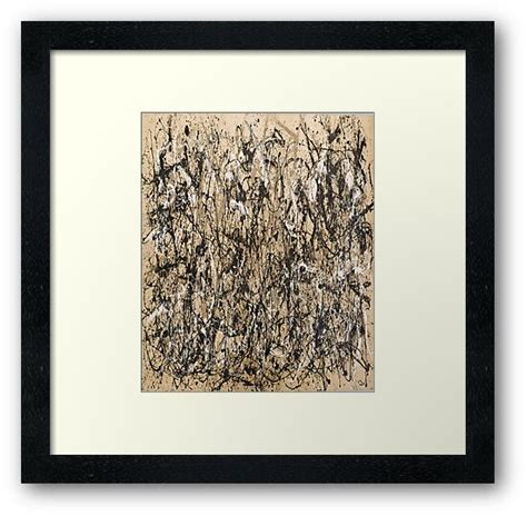 "Autumn Rhythm (Number 30) by Jackson Pollock" Framed Prints by LexBauer | Redbubble