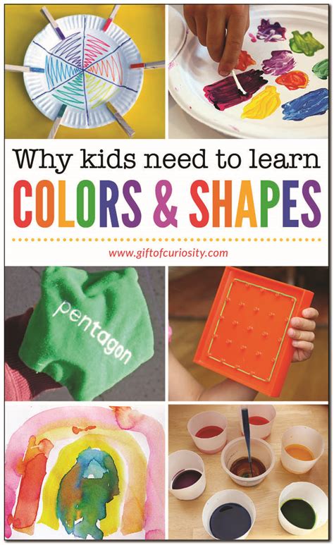 Why learning colors and shapes is so important for young children - Gift of Curiosity