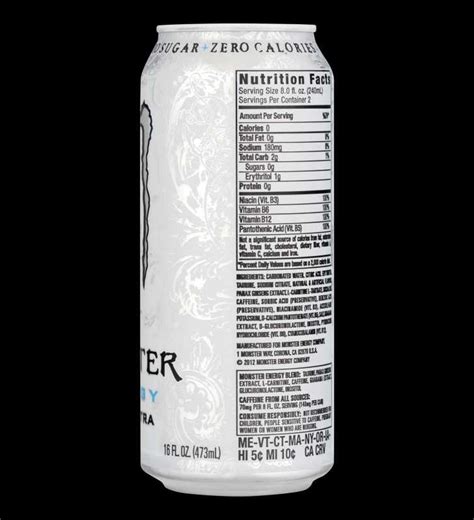 Monster Zero Ultra Energy Drink, 16 Fl. Oz.