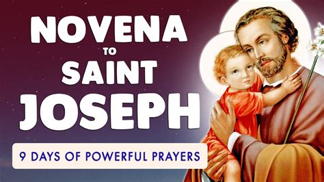 🙏 SAINT JOSEPH NOVENA PRAYER 🙏 9 DAYS of POWERFUL PRAYERS - YouTube