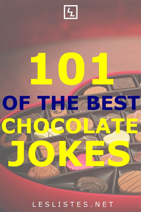 Chocolate is tasty to eat. However, you might not have realized that they can be funny too. With ...