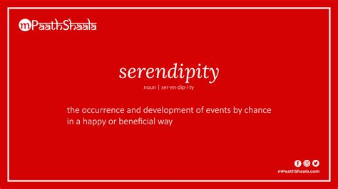 serendipity | Definition of serendipity - mPaathShaala