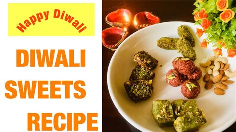 Easy Diwali sweets/ Deepawali sweets recipe/ sweets recipe - YouTube