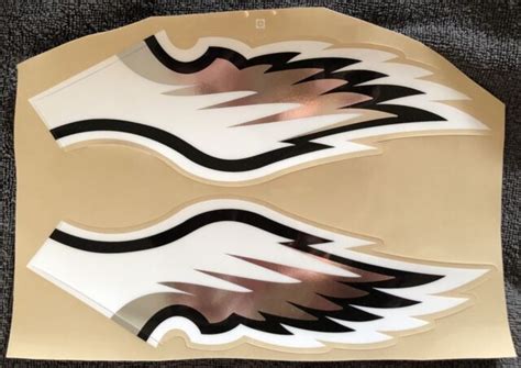 Philadelphia Eagles Full Size Football Helmet Decals for sale online | eBay