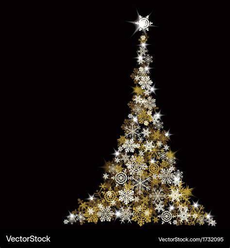 Abstract christmas tree Royalty Free Vector Image