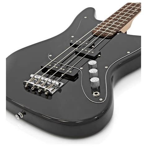 Seattle Short Scale Bass Guitar by Gear4music, Black - B-Stock at Gear4music