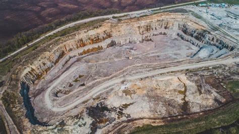 Aerial View of the Granite Quarry. Stock Photo - Image of dust, mining: 148295580