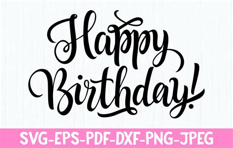 Happy Birthday Calligraphy Happy Birthday Typography - vrogue.co