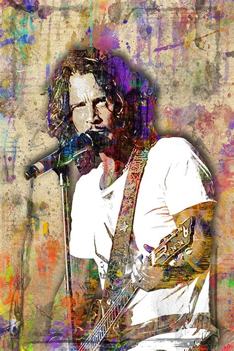 Chris Cornell Pop Poster, Chris Cornell Tribute Fine Art Poster – McQDesign