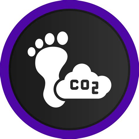 Carbon Footprint Creative Icon Design 38438245 Vector Art at Vecteezy