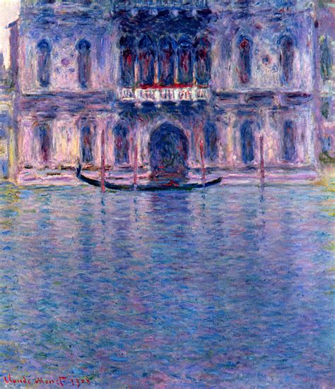 Building On Lake Painting by Claude Monet