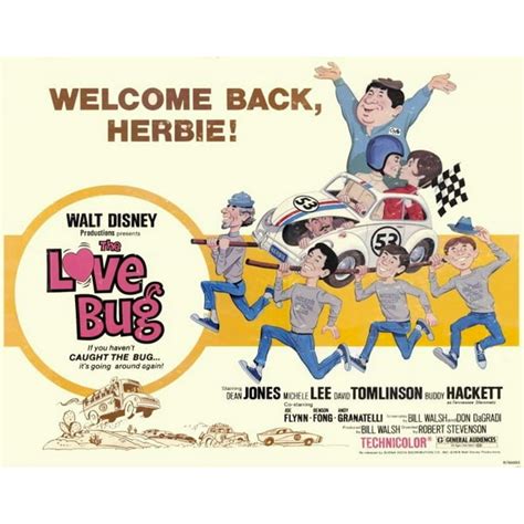 The Love Bug - movie POSTER (Half Sheet Style A) (22" x 28") (1969 ...