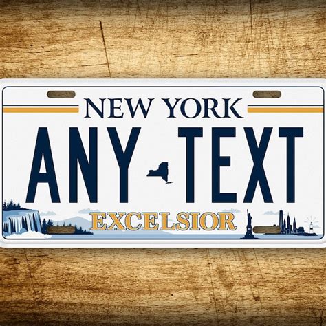 License Plate Motorcycle New York - Etsy