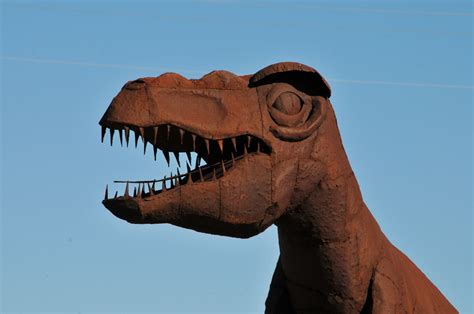 Tyrannosaurus Rex Metal Sculpture Free Stock Photo - Public Domain Pictures