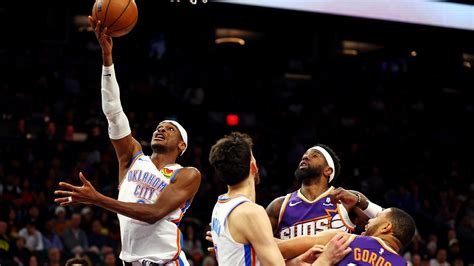 Shai Gilgeous-Alexander leads OKC Thunder past Suns to move atop West